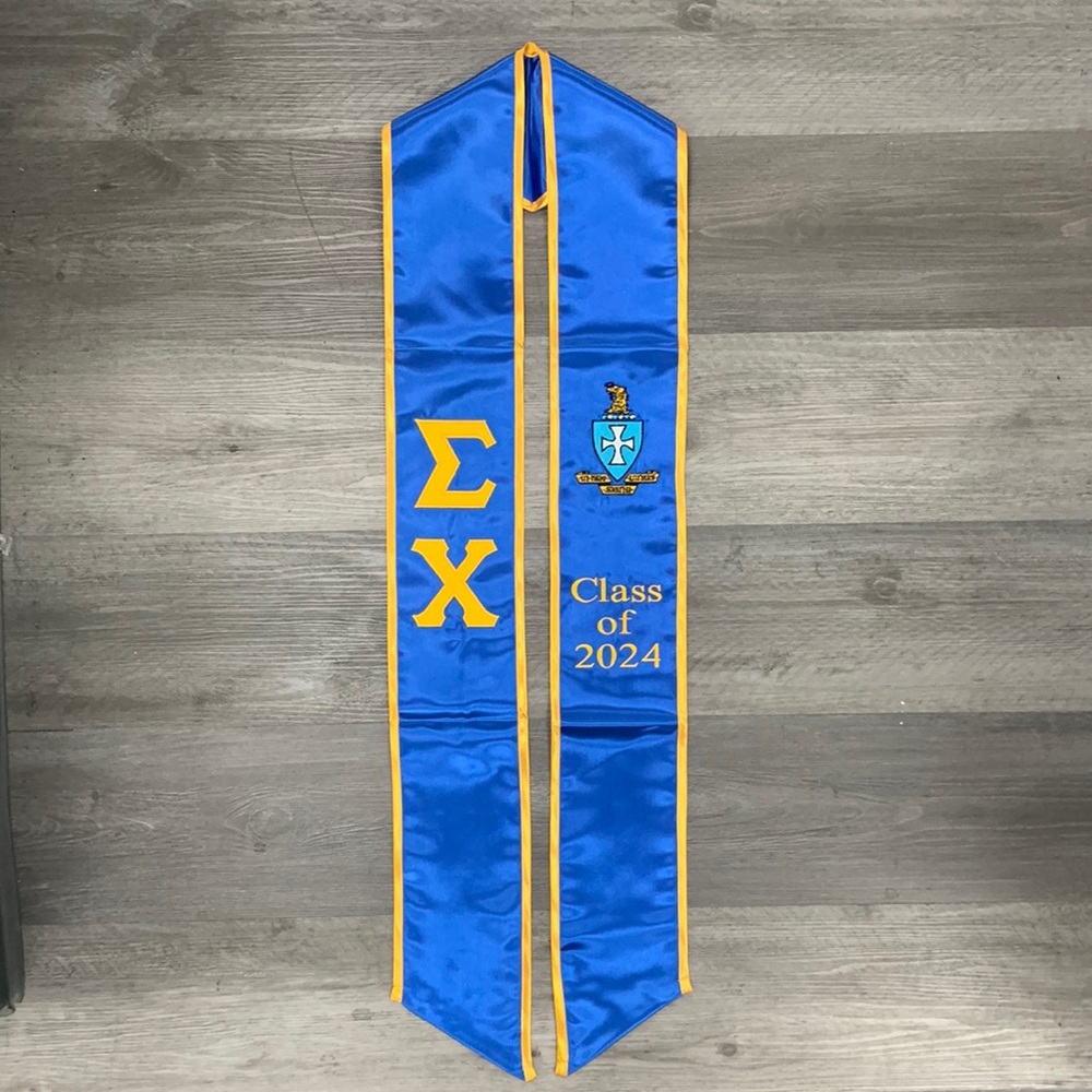 Sigma Chi Graduation Class of 2025 Stole Sash